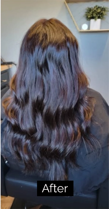 great natural hair color result