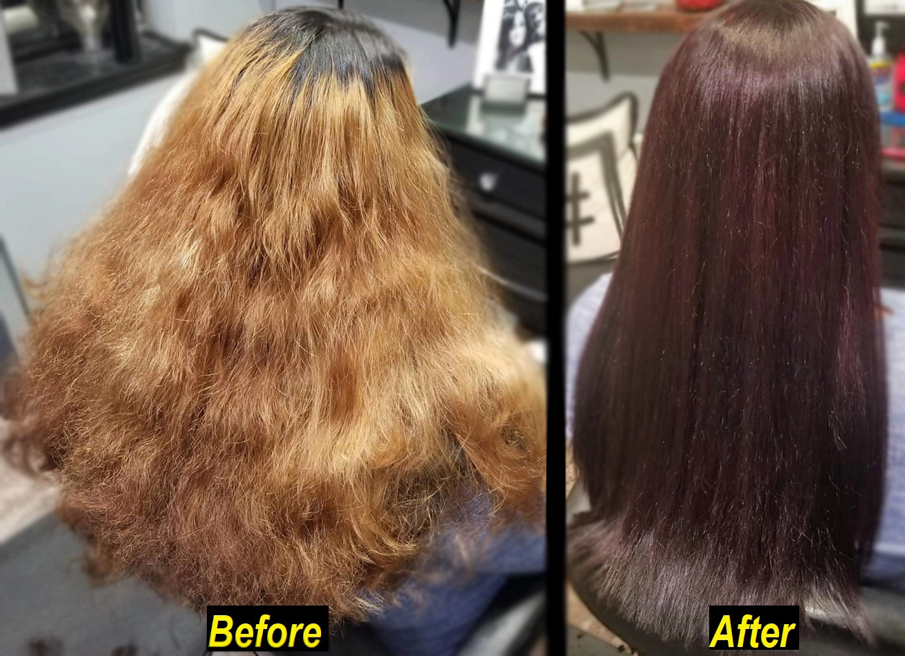 miraculous hair coloring result